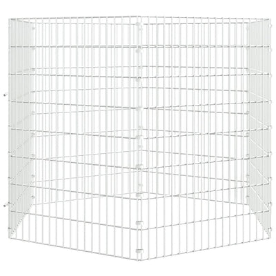 Free Range Animal Enclosure 6-Panel 54x80 cm Galvanised Iron