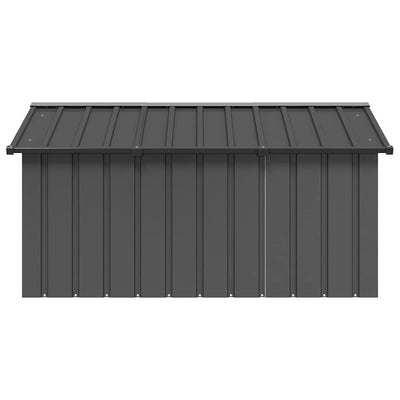 Dog House Anthracite 116.5x153x81.5 cm Galvanised Steel