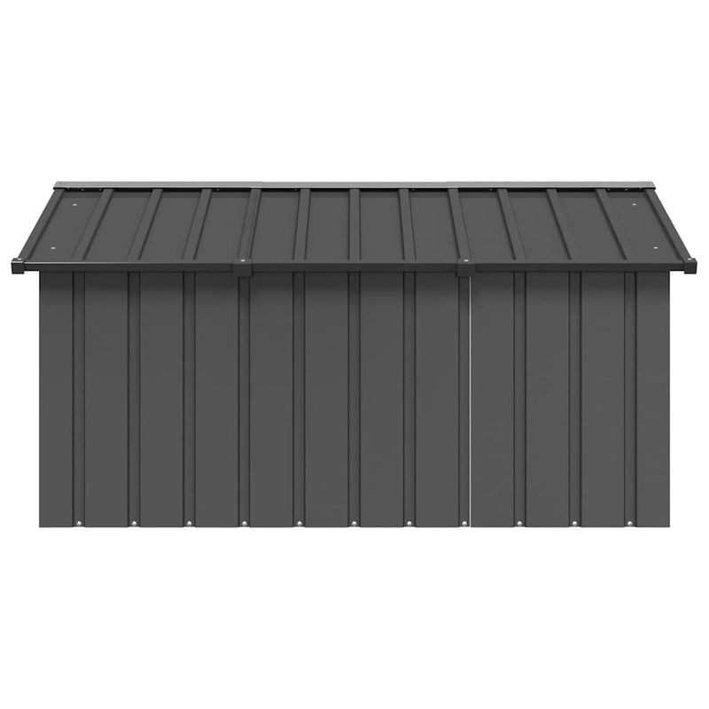 Dog House Anthracite 116.5x153x81.5 cm Galvanised Steel