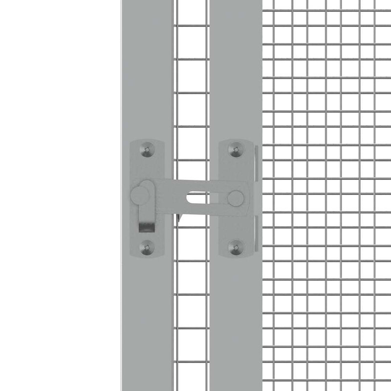 Bird Cage Grey 302.5x324.5x211.5 cm Galvanised Steel