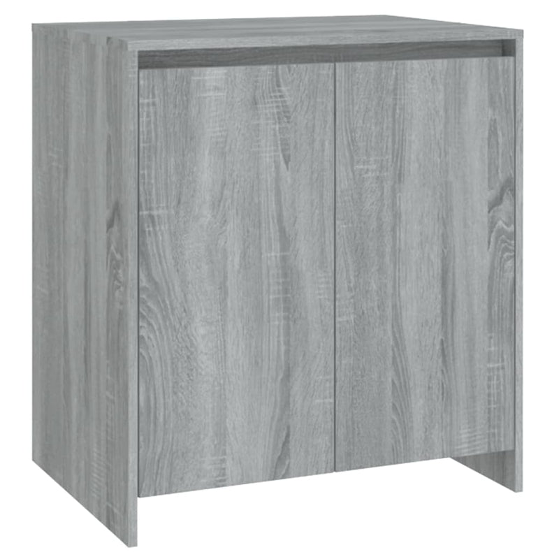 3 Piece Sideboard Grey Sonoma Engineered Wood