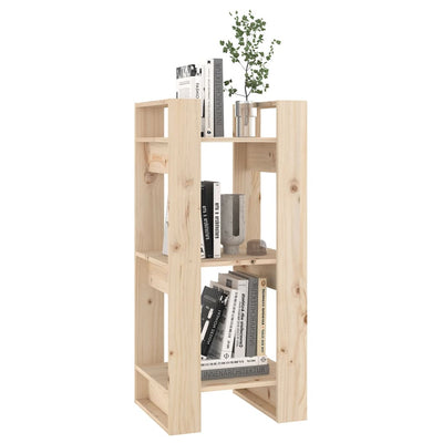 Book Cabinet/Room Divider 41x35x91 cm Solid Wood Pine