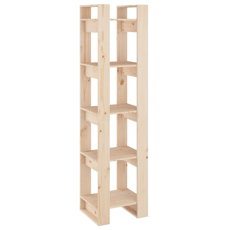 Book Cabinet/Room Divider 41x35x160 cm Solid Wood Pine