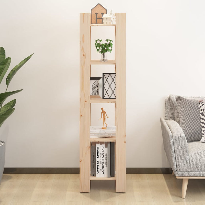 Book Cabinet/Room Divider 41x35x160 cm Solid Wood Pine