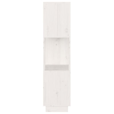 Book Cabinet/Room Divider White 51x25x101 cm Solid Wood Pine