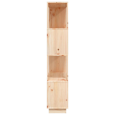 Book Cabinet/Room Divider 80x25x132 cm Solid Wood Pine