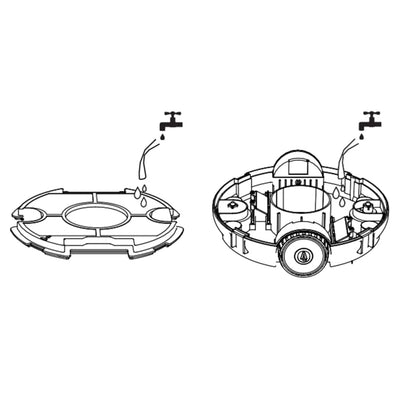 Cordless Robotic Swimming Pool Cleaner 27 W