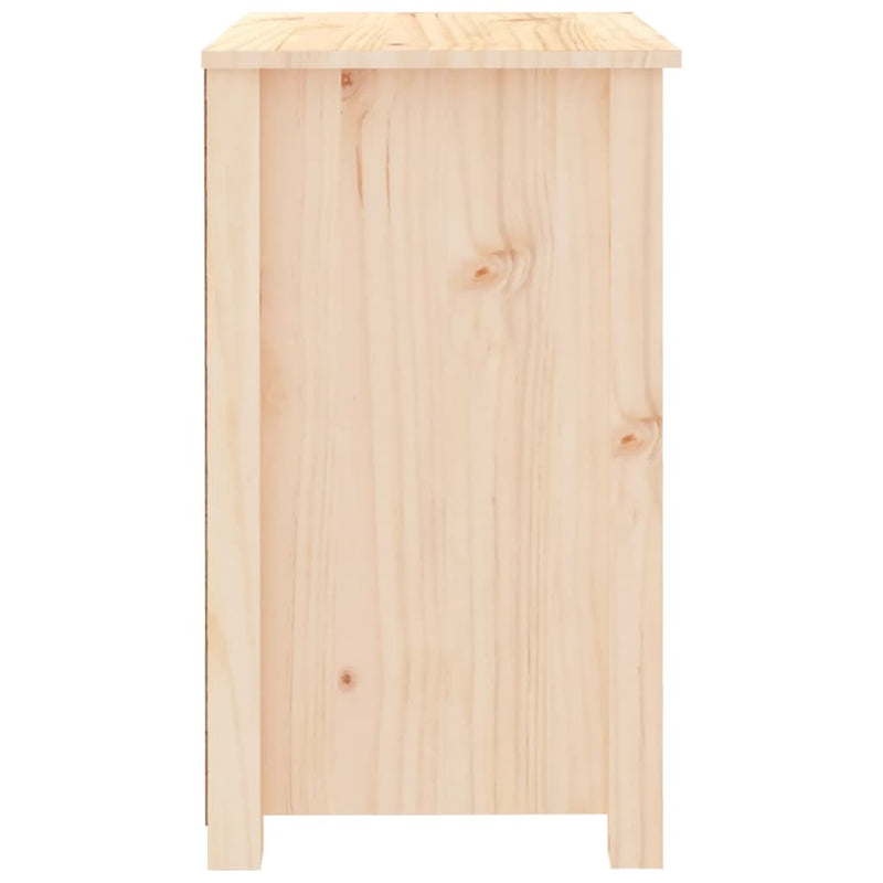 Bedside Cabinet 50x35x61.5 cm Solid Wood Pine