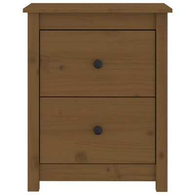 Bedside Cabinets 2 pcs Honey Brown 50x35x61.5 cm Solid Wood Pine