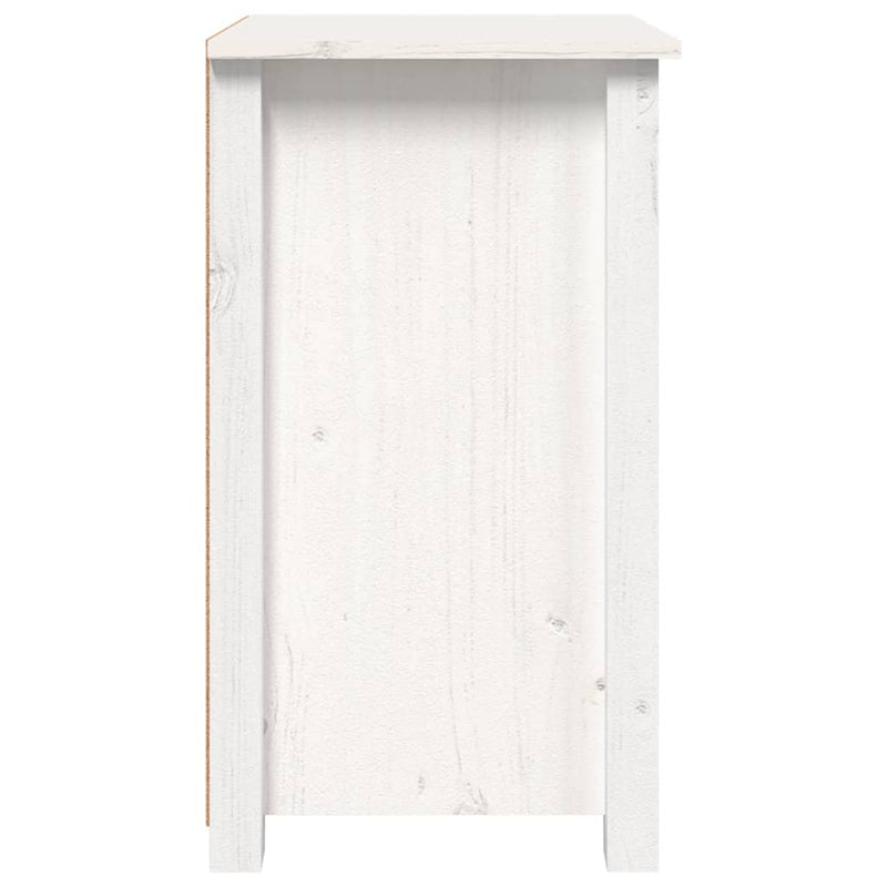 Bedside Cabinets 2 pcs White 40x35x61.5 cm Solid Wood Pine