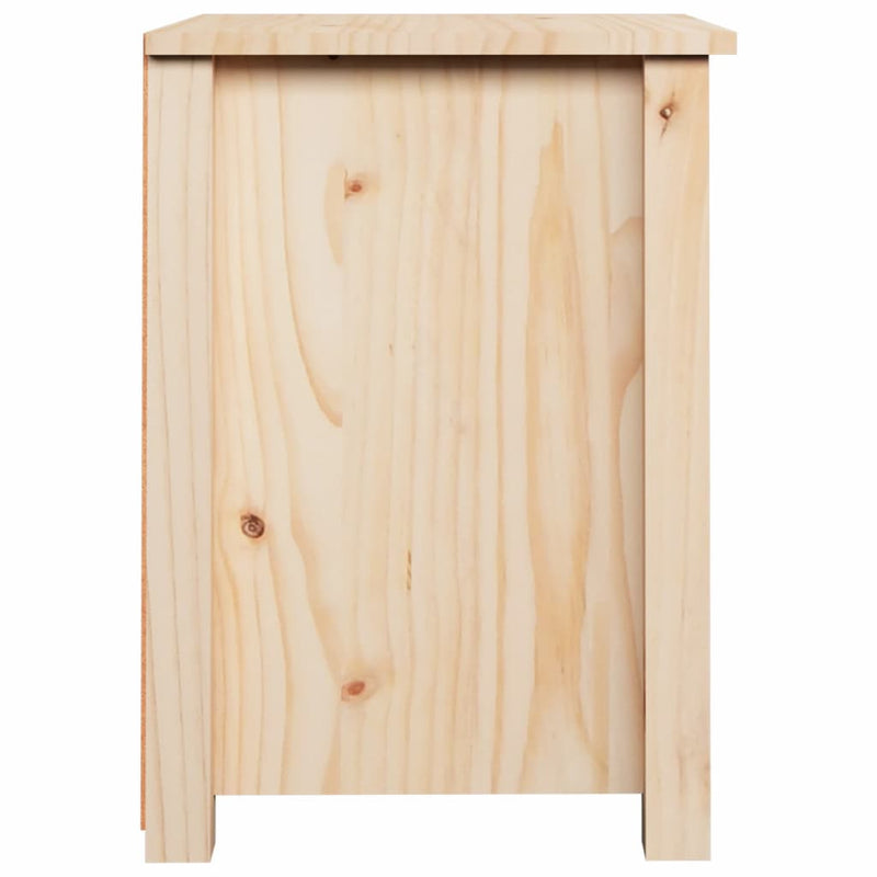 Bedside Cabinets 2 pcs 40x35x49 cm Solid Wood Pine