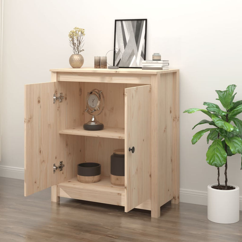 Sideboard 70x35x80 cm Solid Wood Pine