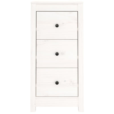 Sideboards 2 pcs White 40x35x80 cm Solid Wood Pine