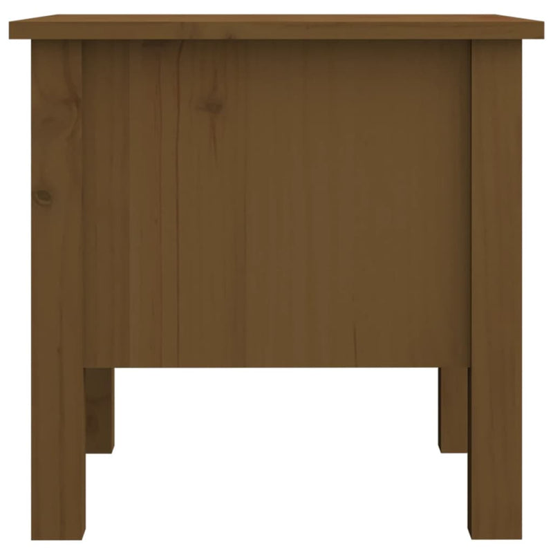 Side Tables 2 pcs Honey Brown 40x40x39 cm Solid Wood Pine