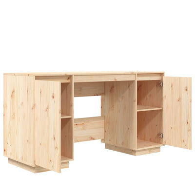 Desk 140x50x75 cm Solid Wood Pine