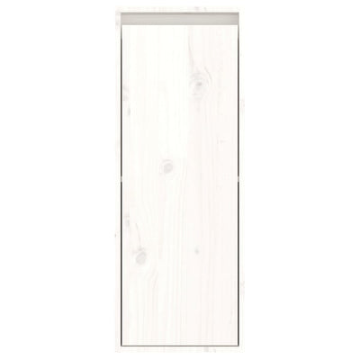 TV Cabinets 2 pcs White Solid Wood Pine