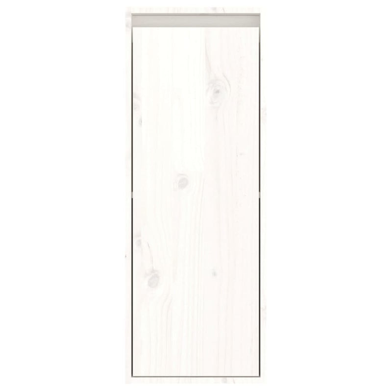 TV Cabinets 2 pcs White Solid Wood Pine