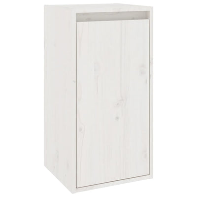 TV Cabinets 6 pcs White Solid Wood Pine