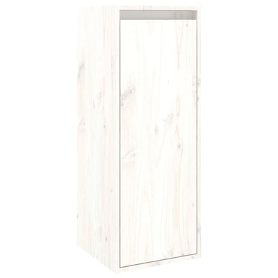 TV Cabinets 6 pcs White Solid Wood Pine