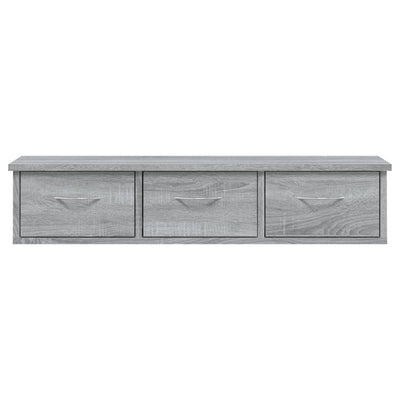 Wall Cabinet Grey Sonoma 88x26x18.5 cm Engineered Wood