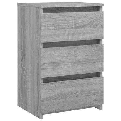 Bed Cabinets 2 pcs  Grey Sonoma 40x35x62.5 cm Engineered Wood