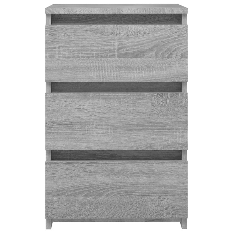 Bed Cabinets 2 pcs  Grey Sonoma 40x35x62.5 cm Engineered Wood