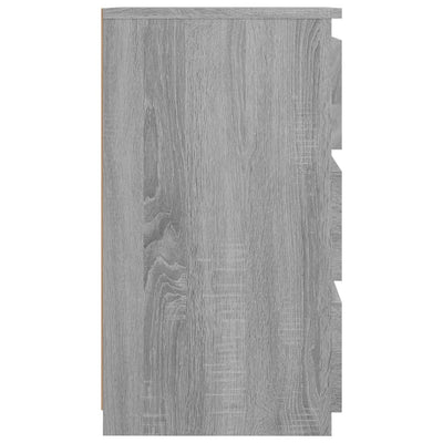 Bed Cabinets 2 pcs  Grey Sonoma 40x35x62.5 cm Engineered Wood