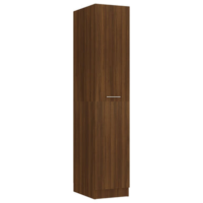 Apothecary Cabinet Brown Oak 30x42.5x150 cm Engineered Wood