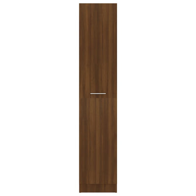 Apothecary Cabinet Brown Oak 30x42.5x150 cm Engineered Wood