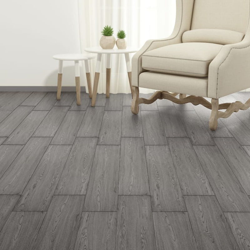 Self-adhesive PVC Flooring Planks 2.51 m² 2 mm Dark Grey