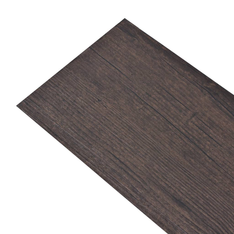 Self-adhesive PVC Flooring Planks 2.51 m² 2 mm Dark Brown