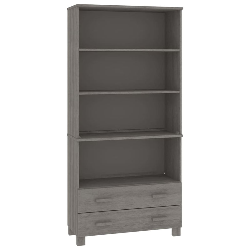 Highboard "HAMAR" Solid Wood Pine Light Grey