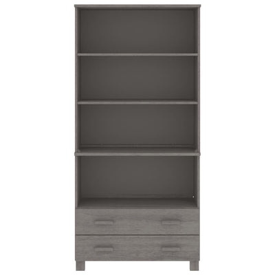 Highboard "HAMAR" Solid Wood Pine Light Grey