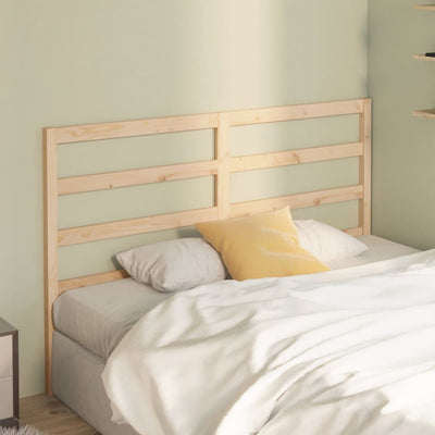 Bed Headboard 156 cm Solid Wood Pine