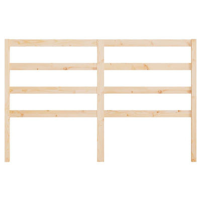 Bed Headboard 156 cm Solid Wood Pine