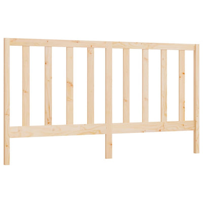 Bed Headboard 186 cm Solid Wood Pine