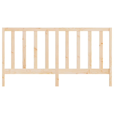 Bed Headboard 186 cm Solid Wood Pine