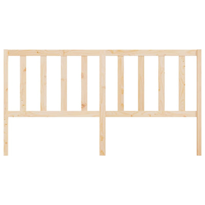 Bed Headboard 186 cm Solid Wood Pine