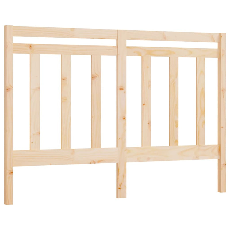 Bed Headboard 141 cm Solid Wood Pine