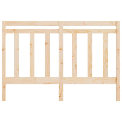 Bed Headboard 141 cm Solid Wood Pine