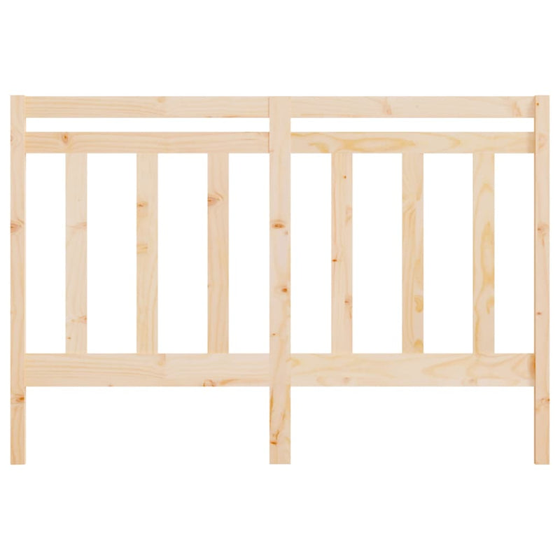 Bed Headboard 141 cm Solid Wood Pine