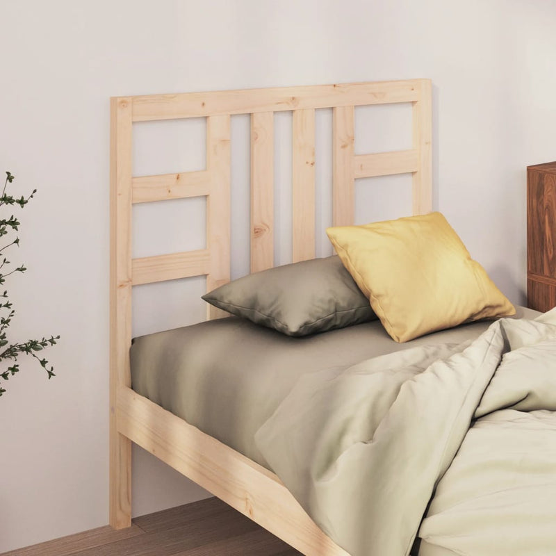 Bed Headboard 96 cm Solid Wood Pine