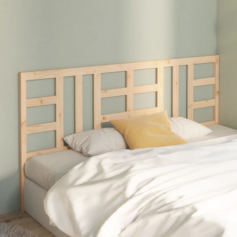 Bed Headboard 186 cm Solid Wood Pine