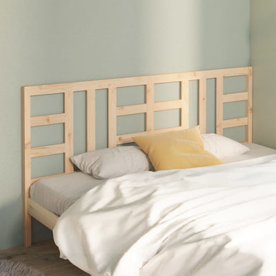 Bed Headboard 186 cm Solid Wood Pine