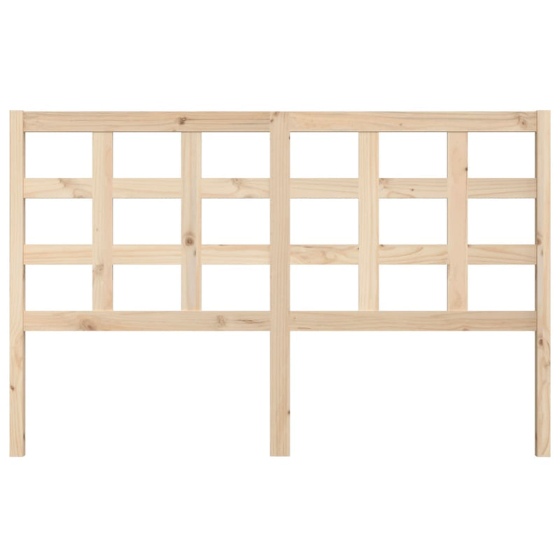 Bed Headboard 156 cm Solid Wood Pine