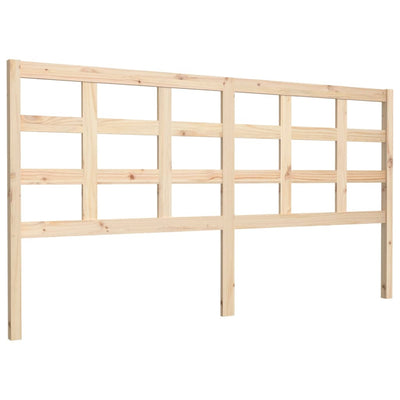 Bed Headboard 185.5 cm Solid Wood Pine