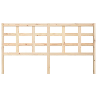 Bed Headboard 185.5 cm Solid Wood Pine