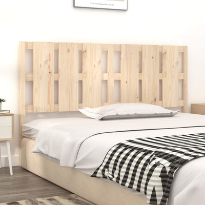 Bed Headboard 185.5 cm Solid Wood Pine