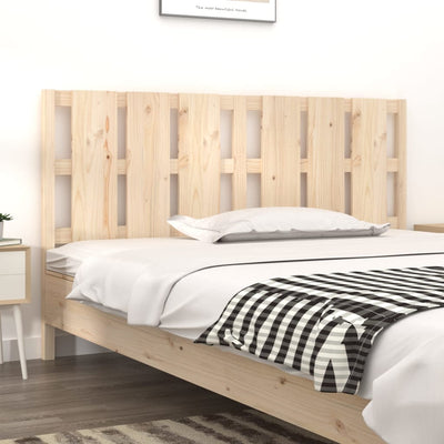 Bed Headboard 185.5 cm Solid Wood Pine