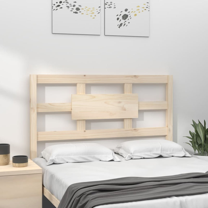 Bed Headboard 95.5 cm Solid Wood Pine